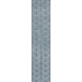 thumbnail image 4 of JONATHAN Y CARMEL 2 x 8 Runner Rug, Porter Geometric Art Deco Fan Pattern - Navy/Cream, CAR100A-28, 4 of 7