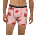 thumbnail image 6 of Sigee Cute Strawberry C for Men's Boxer Briefs,Moisture Wicking and Breathable Medium, 6 of 9