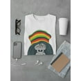 thumbnail image 3 of Gorilla Reggae Dreadlocks Cap T-Shirt Men -Image by Shutterstock, Male Large, 3 of 4