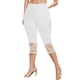 thumbnail image 1 of Pantalones de yoga lisos de cintura alta con cinturilla elástica para mujer - Poliéster, informales para primavera/verano/otoño, 1 of 3