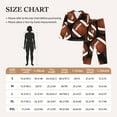 thumbnail image 6 of Bingfone Womens Pajama Sets Brown Football On Black Print,Long Sleeve Loungewear Pajamas Set-Xx-Large, 6 of 9