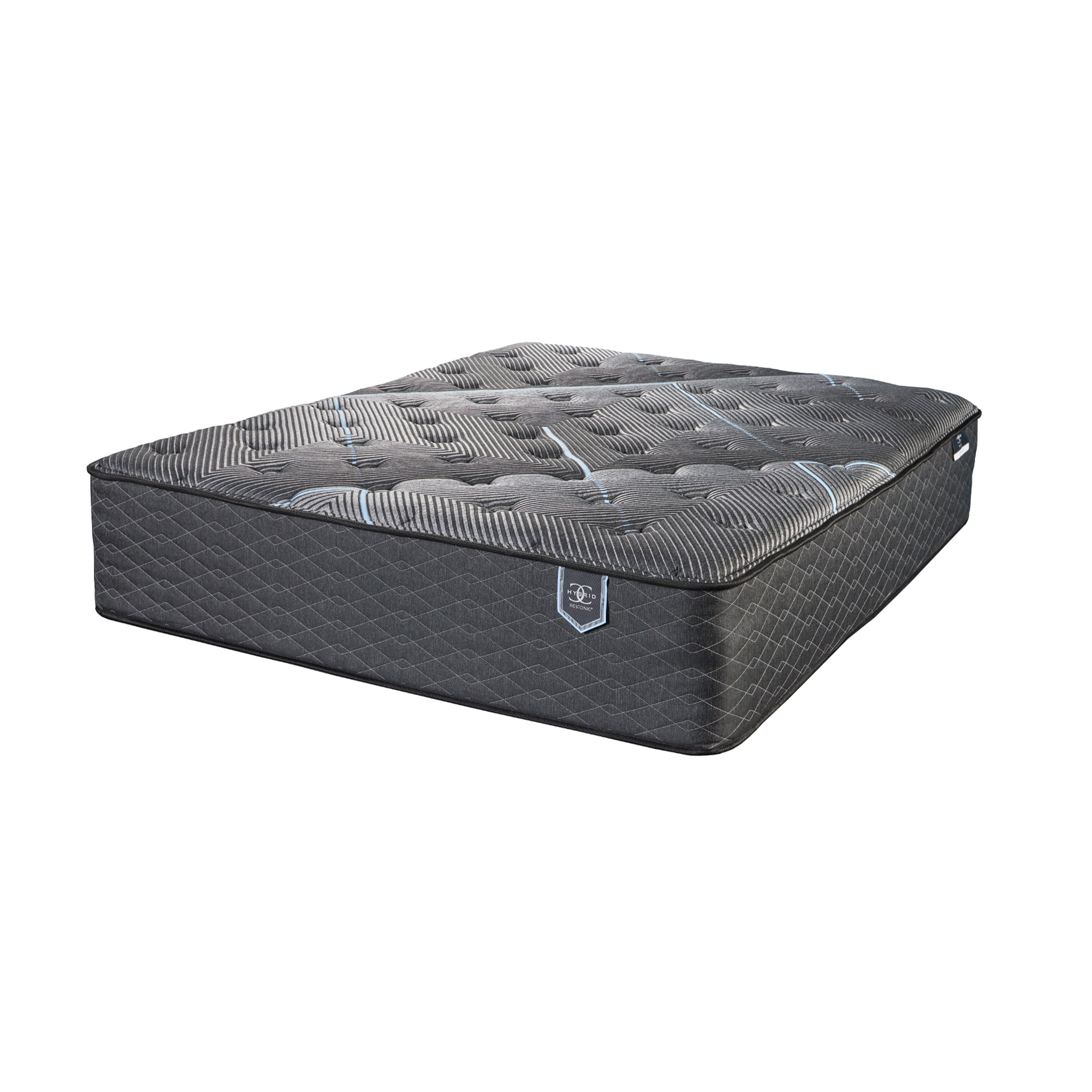 JERFIT King Size 13 Inch Plush Hybrid Mattress, Cooling Gel Memory Foam Pocket Coils for Support, Black