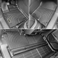 thumbnail image 6 of Black Floor Mats Liners Replacement for Honda Ridgeline 2017-2025 Heavy Duty All Weather Guard Front Rear Auto Carpet-Custom Fit-Tough/Durable/Odorless, 6 of 10
