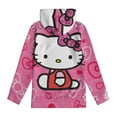thumbnail image 2 of Hello Kitty Hooded Hoodies for Girls Boys, Kids Pullover Hooded with Pocket, Casual 3D Print Long Sleeve Sweatshirt Hoodies, 2 of 6