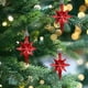 thumbnail image 3 of Adorno para árbol de Navidad de ocho puntas - Rojo, 3 of 6