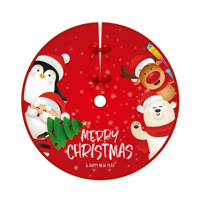 Vestido de árbol de Navidad, creativo, exquisito, estampado, fondo de árbol, vestido de árbol decorativo, decoraciones navideñas
