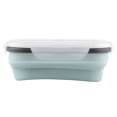 thumbnail image 4 of Fdit Food Grade Silicone Foldable Lunch Box Portable Rectangle Food Storage Container, Food Container, Folding Lunch Box, 4 of 7