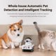 thumbnail image 5 of PICKFUN Auto Vlogmaker P2, cámara para mascotas interior móvil, cámara para perros WiFi 5G con aplicación de teléfono, cámara HD de 1080p, audio de 2 vías, vista giratoria de 360° para perros y gatos, 5 of 5