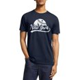 thumbnail image 2 of Classcial City Men''s Apparel for Baseball Fans Short Sleeve Shirt Cityscape Skyline T-Shirt for Men, 2 of 4