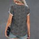 thumbnail image 4 of Moda mujer Casual impresión cuello redondo jerseys manga corta blusa camiseta Tops Pompotops  hfajkhk127556, 4 of 9