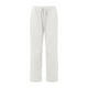 thumbnail image 4 of Pantalones de mujer de cintura alta y pierna ancha - Pantalones elásticos con cordón, poliéster, color liso, pierna recta cómoda, para hacer ejercicio y para el día a día, 4 of 5