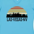 thumbnail image 4 of Inktastic Las Vegas Nevada Skyline Retro Women's V-Neck T-Shirt, 4 of 5