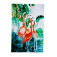 thumbnail image 2 of 32 x 48 Set of 2 Framed Wall Art, Botanical Flamingo Print, Green, White, 2 of 6
