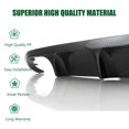 thumbnail image 4 of GaofeiLTF Rear Lip Bumper Diffuser Carbon Fiber Style Fits for Charger SRT 2015-2021 Rear Body Splitter Valance PP OE Style, 4 of 4