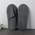 thumbnail image 4 of 10 Pairs Nonslip Cloth Fabric Closed Toe Single Uses Slippers for Home Hotel SPAs Weddings Party Guests and Travel Needs, 4 of 9