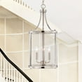 thumbnail image 6 of 3 Light Small Foyer-Transitional Style with Traditional and Contemporary Inspirations-26 inches Tall By 12 inches Wide-Polished Nickel Finish Bailey, 6 of 6