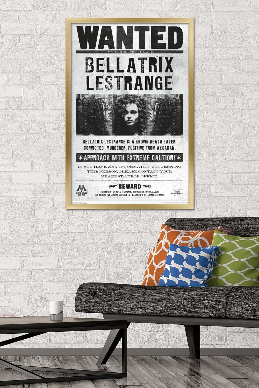 The Wizarding World: Harry Potter - Bellatrix Wanted Poster Wall Poster