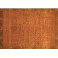 thumbnail image 1 of Ahgly Company Indoor Rectangle Oriental Orange Modern Area Rugs, 7' x 10', 1 of 4