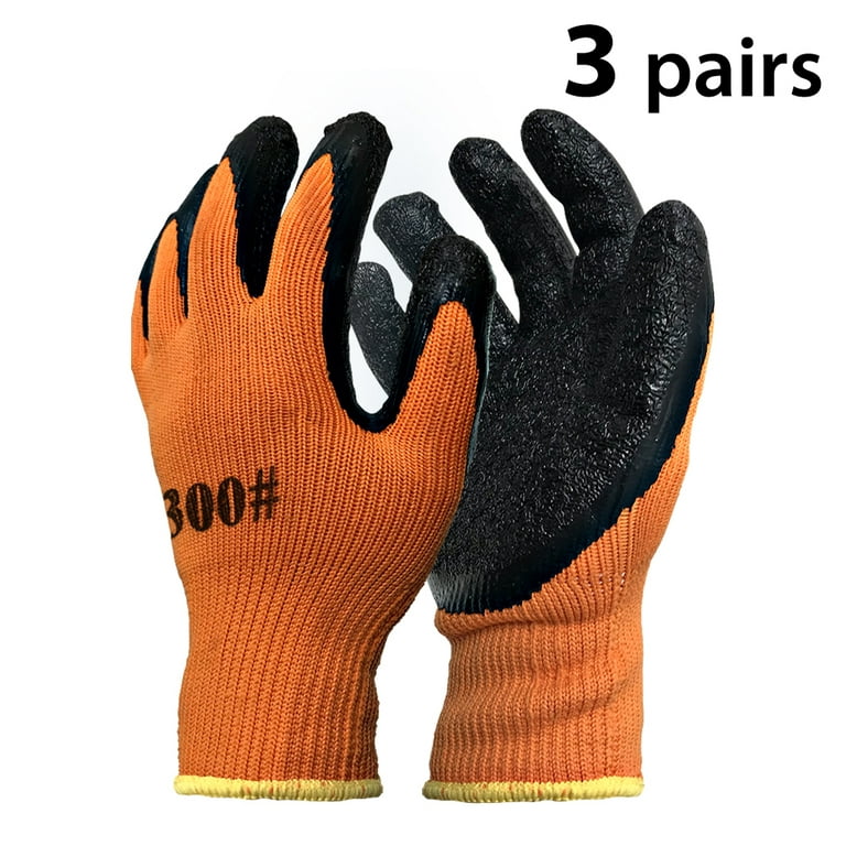 WIRESTER Orange/Black Heat Resistant Gloves for using 3D Vacuum