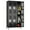 Black-6 Door-Patterned, variant on Aobabo Metal Storage Lockers for Employees,Steel Locker Cabinet with 6 Door Lockable,Industrial Light Gray+White Storage Locker Cabinet for Gym,School,Office,Assembly Required,72''H*35.43''W*15.75''D