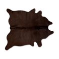 thumbnail image 1 of Natural 676685001108 6 x 7 ft. Geneva Cowhide Rug - Chocolate, 1 of 2