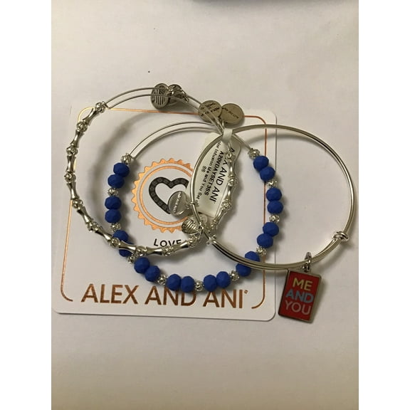 Alex and Ani Me and You Bracelet Set of 3