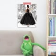 thumbnail image 5 of 1PCS Fashionable Girl Wall Prints Vintage Wall Art Posters Wall Posters Prints for Walls Black Dress Girl Posters for Bedroom Artwork Aesthetic Posters for Bedroom Unframed 28x35cm for making, 5 of 7