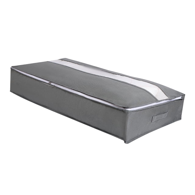 Under Bed Storage Bags, Bed Bottom Storage Containers with Breathable Fabric and Clear Window, Moving and Packaging Bags for Blankets, Comforters, Bedding, Home Tidying