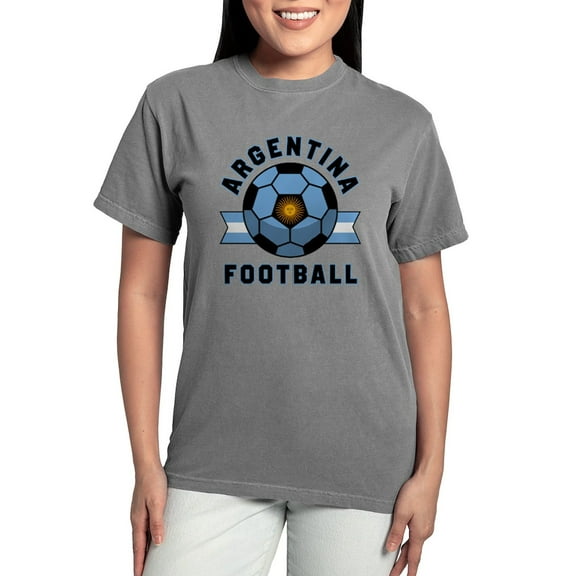 CafePress - Argentina Football T Shirt - Womens Comfort Colors® Shirt