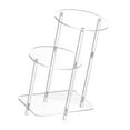 thumbnail image 1 of Siruishop Table d'Appoint en Acrylique Mobilier Simple 3 Niveaux pour Bureau Appartement Salon Ronde, 1 of 8