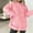 Pink, variant on Women's Denim Hoodies 2025 Vintage Casual Long Sleeve Pullover Jean Jackets with Pocket Oversized Trendy Relaxed Fit Tops