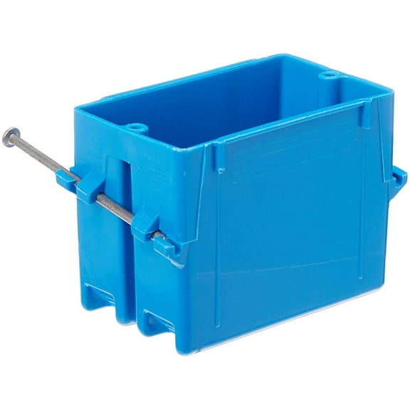 Lamson B118AR-UPC Carlon Single Gang Box With Nail