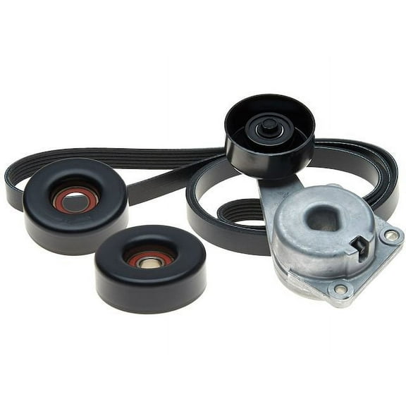 Serpentine Belt Drive Component Kit - Compatible with 2010 - 2014 Lincoln Navigator 2011 2012 2013