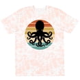 thumbnail image 3 of Inktastic Octopus Retro Vintage Sunset T-Shirt, 3 of 5