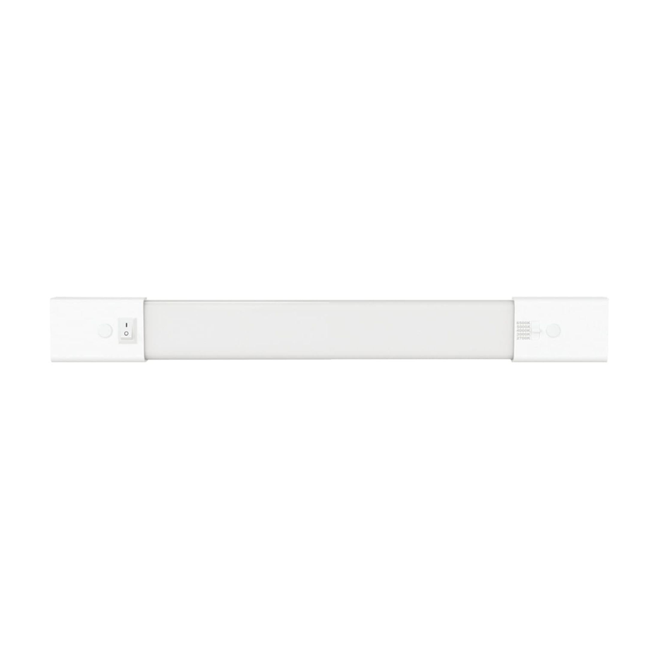 GE LED Undercabinet Light Fixture, Plug-in Integrated Bar Light, 12in