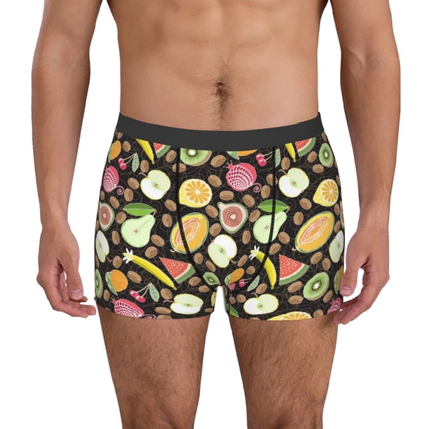 Fotbe Fruits Calzoncillos Tipo Boxer con Bolsa de Soporte Total para Hombre, X-Temp Fresco, Transpirable y de Secado Rápido-Medium
