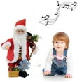 thumbnail image 2 of Jolly Singing Santa Doll Interactive Musical Toy for Kids Festive Holiday English, 2 of 6