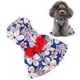 thumbnail image 3 of Lindo y cómodo vestido para perros o gatos pequeños para primavera y verano Vestido de princesa floral, 3 of 8