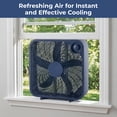 thumbnail image 2 of Mainstays 20-inch 3-Speed Box Fan, Washed Indigo, FB50-16HNV, 2 of 14