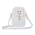 thumbnail image 4 of bandolera para teléfono con correa hombro, para mujer, monedero Blanco Zulema Monedero cruzado, 4 of 7