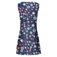 thumbnail image 4 of LOVZFMLL Robes Femmes Décontractées Amples Été Robe Débardeur à Imprimé Floral Ajourée Robe de Plage Sans Manches Robes, 4 of 5