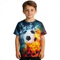 thumbnail image 2 of shoper Toddler Shirts Crew Neck Short Sleeve T-Shirts Everyday Vacation Tops Boys' Tops, Tees & Blouses, 2 of 4