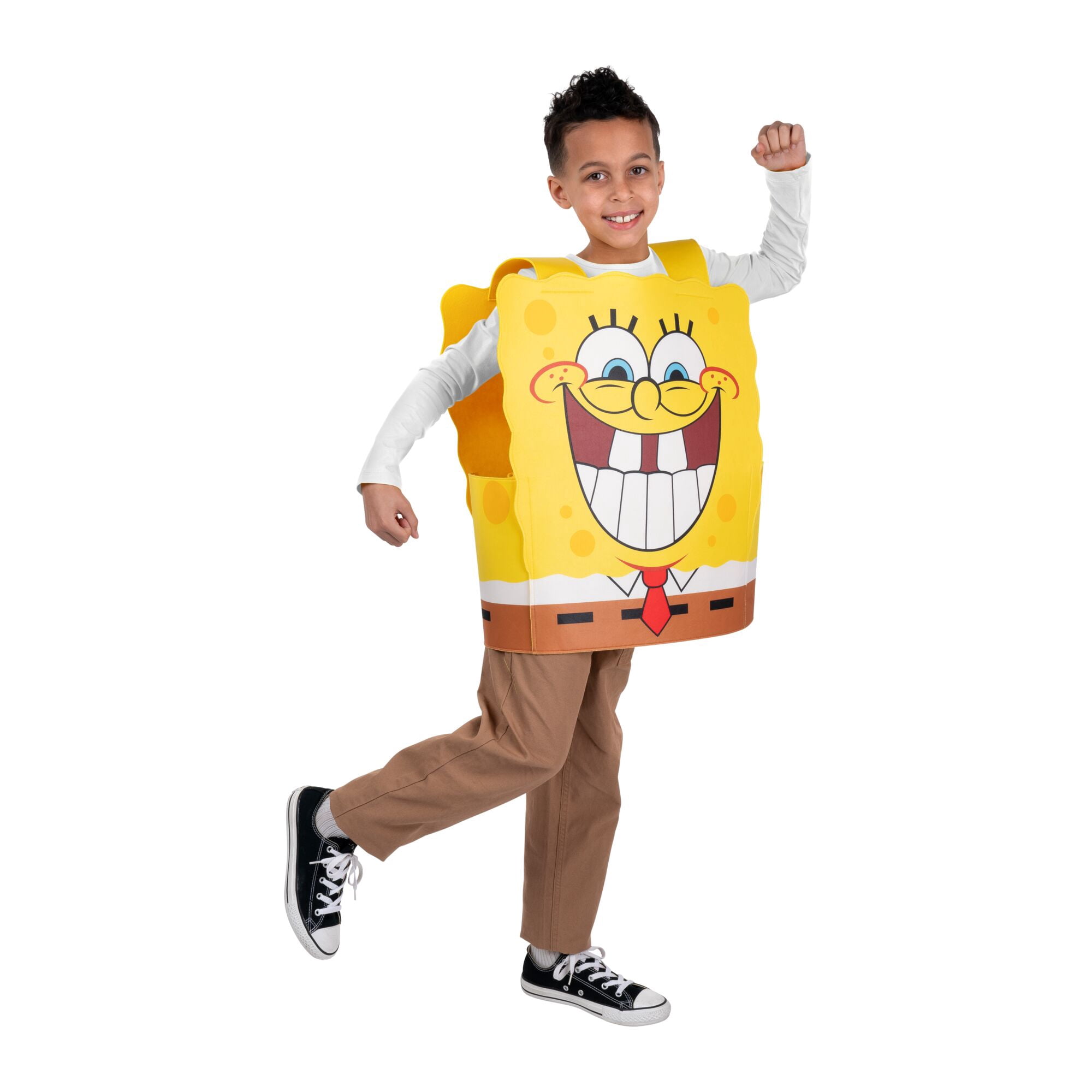 Nickelodeon Sponge Bob Halloween Costume for Children, One Size Fit, by Jazwares