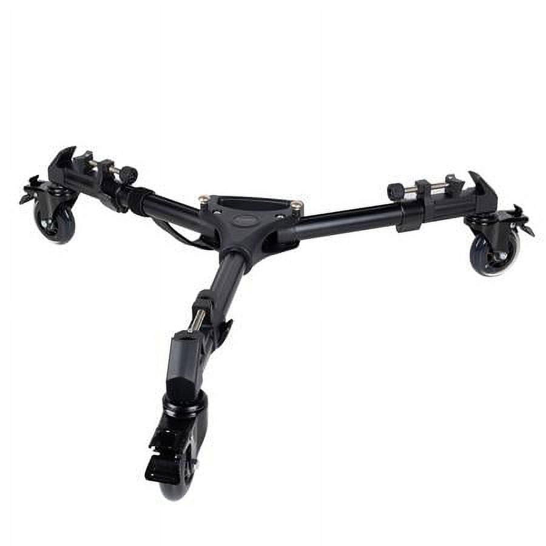 SmallRig Universal Photography Tripod Dolly, Heavy Duty with 3" Rubber Wheels, Adjustable Legs and Carry Bag, 33 lbs Capacity Tripod Wheels for Canon for Sony Cameras Camcorder Video Lighting- 3986