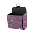 thumbnail image 1 of Zorion Car Vent Storage Bag Versatile Car Accessories for Card Key Small Items Pink, 1 of 9