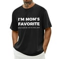 thumbnail image 3 of gcong Im Moms Favorite T Shirt Funny Moms Favorite Son Daughter I'm Mom's Favorite T-Shirt Unisex, 3 of 7