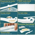thumbnail image 2 of Butter Dish with Lid and Knife BPA Free,KJRIVER Plastic Butter Container for Countertop Easy Grip Handles Dishwasher and Freezer Safe-White Color, 2 of 6