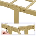 thumbnail image 6 of Topeakmart Modern Twin Size Metal Bed with Headboard and Footboard, Antique Gold, 6 of 8