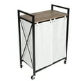 thumbnail image 4 of Better Homes & Gardens Metal Frame Laundry Sorter with 2 White Fabric Liners, Adult, 4 of 10