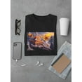 thumbnail image 3 of Dragons Near A Building T-Shirt Men -Anthony Chirstou Designs, Male XX-Large, 3 of 4